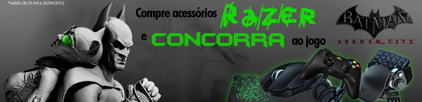 Comprou Razer, concorra ao Batman