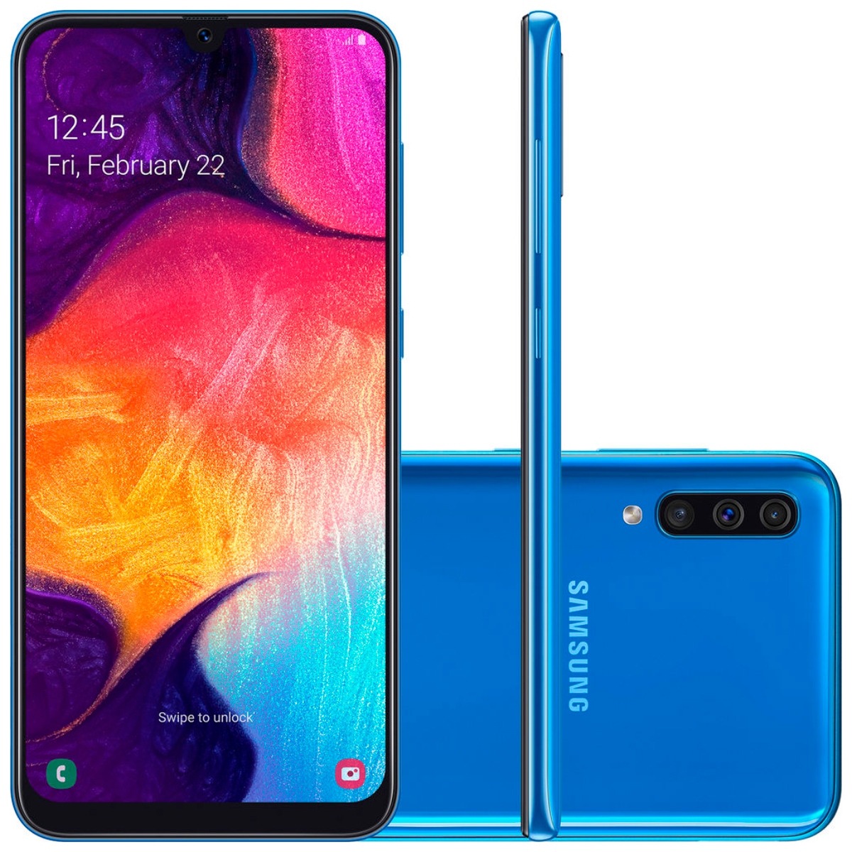 Smartphone Samsung Galaxy A50 - Tela 6.4