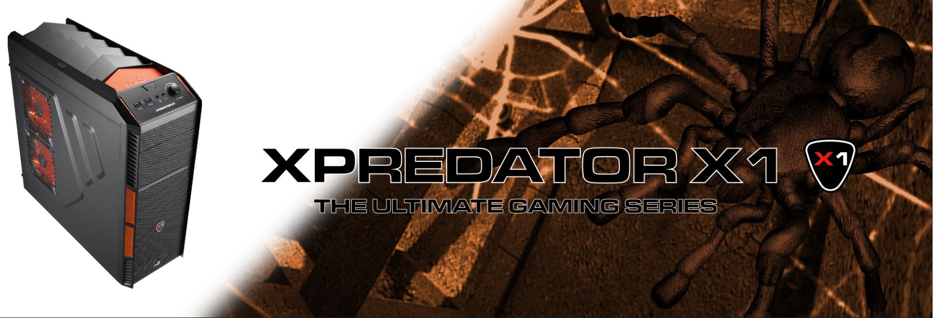 Gabinete AeroCool XPredator X1 Evil Black Performance Gaming
