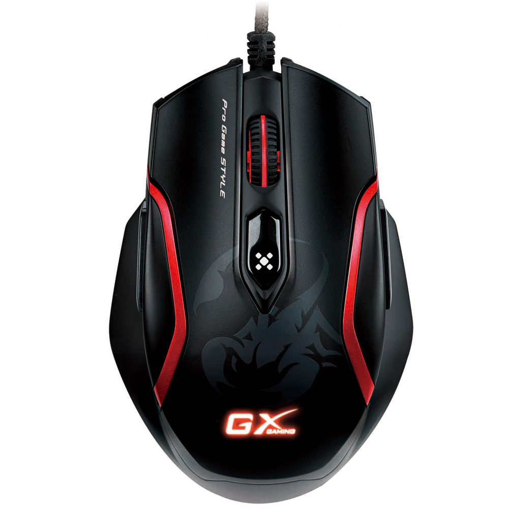 Mouse Gamer Genius GX Maurus X USB 4000dpi Botões Programáveis