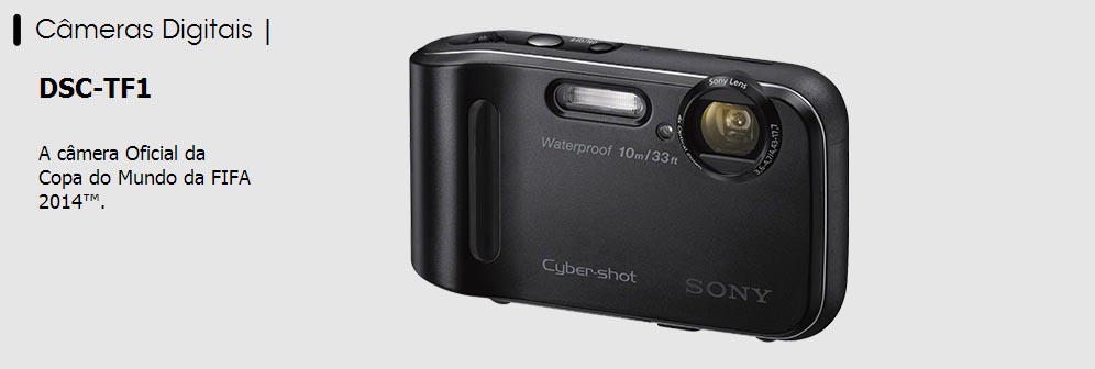 Sony Cyber-Shot DSC-TF1 16.1 Mega Pixels à prova de água Zoom