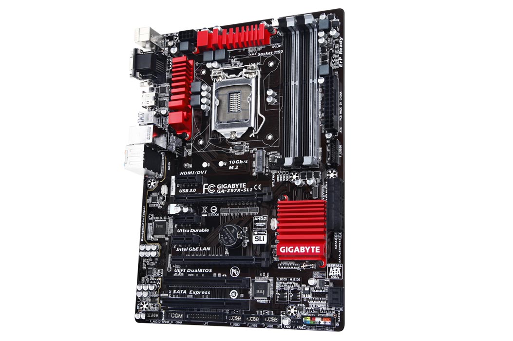 Placa Mãe Gigabyte GA-Z97X-SLI (LGA 1150 DDR3 3000 O.C.) Chipset