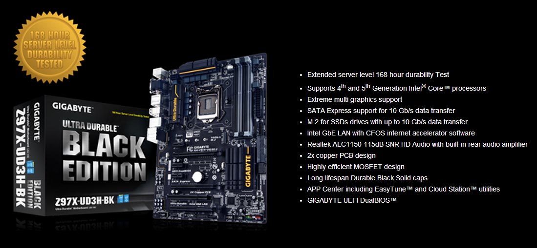 Gigabyte GA-Z97X-UD3H-BK (LGA 1150 DDR3 3100 O.C.) Chipset