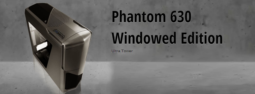 Gabinete NZXT Phantom 630 Janela Lateral em Acrílico USB 3.0 CA