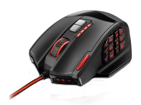 Mouse Gamer Multilaser MO206 4000dpi 18 botões com LED