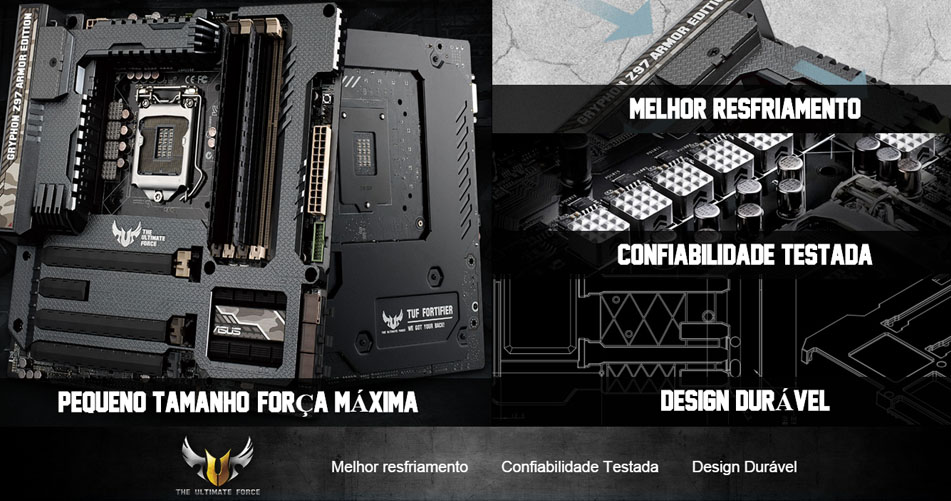 Placa Mãe Asus Gryphon Z97 Armor Edition (LGA 1150 DDR3 1866