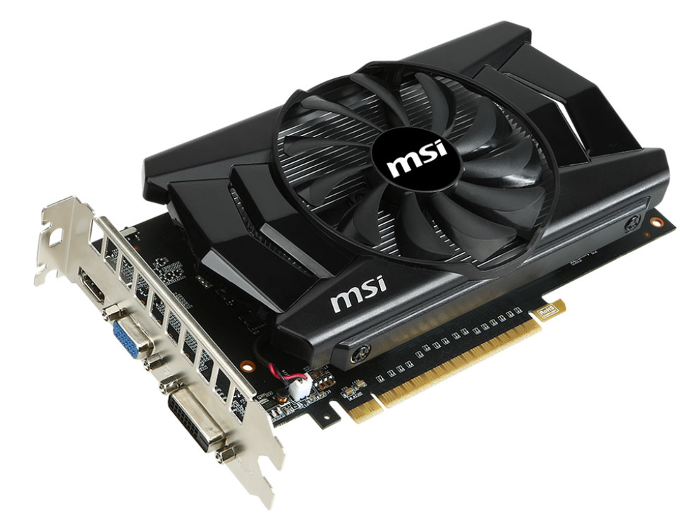 GeForce GTX 750 1GB GDDR5 128bits Overclock Edition MSI N750-1GD5