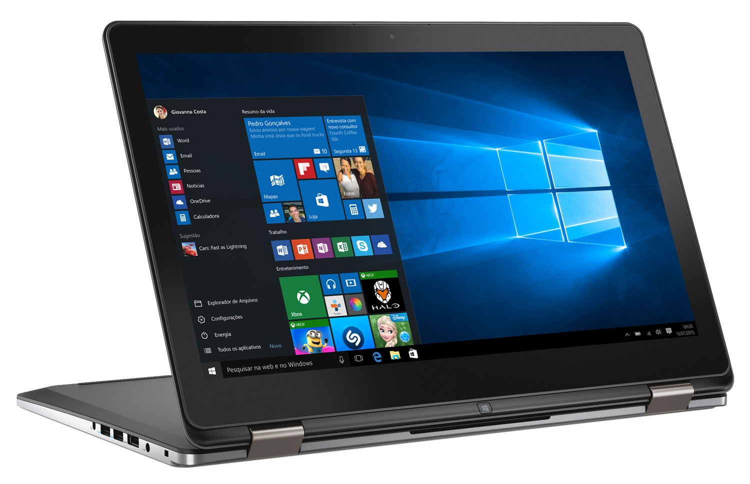 Notebook Dell Inspiron i15-7558-A20 2 em 1 Tela 15