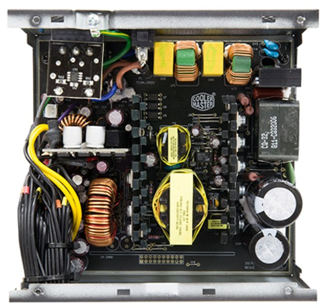 Fonte 750W Cooler Master GX750 PFC Ativo Eficiência 85% 80 PLUS