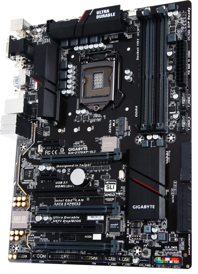Placa Mãe Gigabyte GA-Z170XP-SLI (LGA 1151 DDR4 3466 O.C.) Chipset