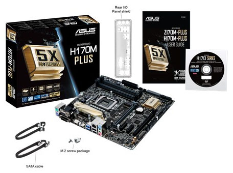 i7 6700k H170M-PLUS セット Placa Mãe Asus H170M-PLUS (LGA 1151 DDR4 2133) Chipset H170
