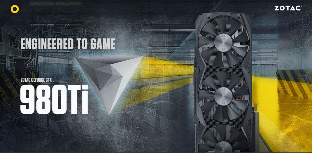 GeForce GTX 980 Ti 6GB GDDR5 384bits AMP Zotac ZT-90503-10P
