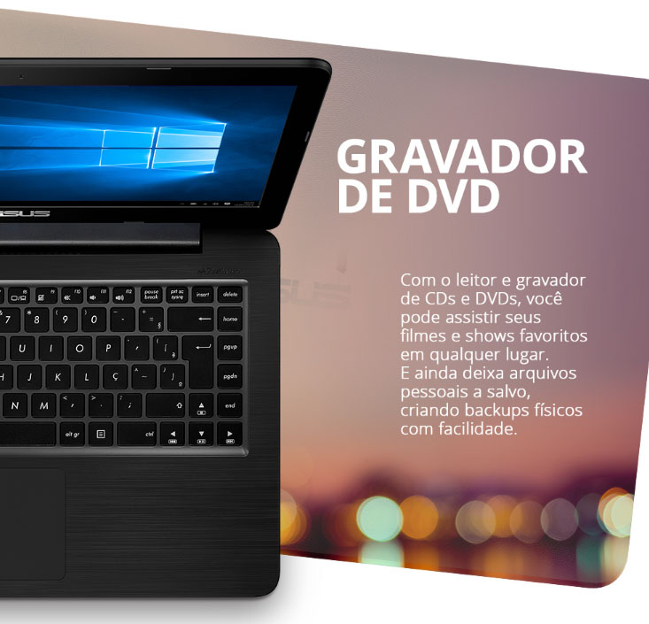 Notebook Asus Z450LA-WX002T Tela 14