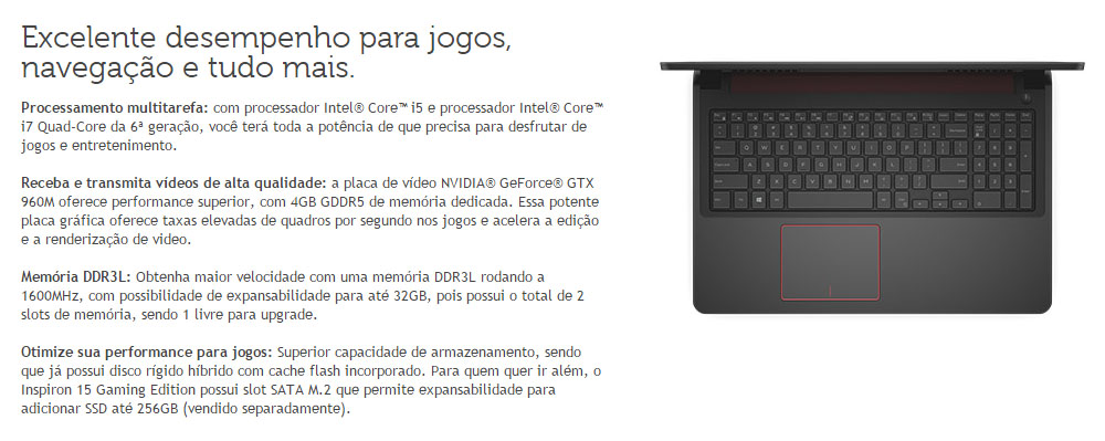 Inspiron 7000 - Desempenho em Jogos