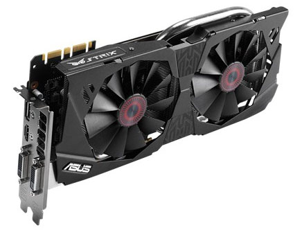 GeForce GTX 970 4GB GDDR5 256bits Asus STRIX-GTX970-DC2OC-4GD5
