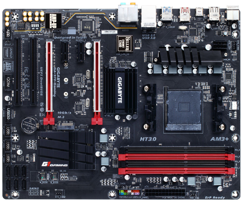 Gigabyte GA-970-Gaming (AM3+ DDR3 2000 O.C.) Chipset AMD 970 | Oficina ...