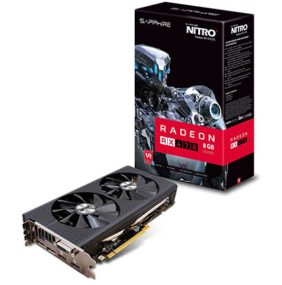 AMD Radeon RX 470 8GB GDDR5 256bits Nitro Sapphire 11256-02-20G