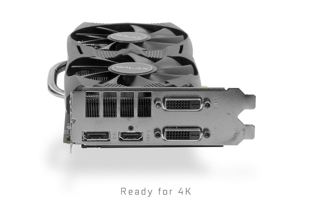 GeForce GTX 1060 6GB GDDR5 192bits - EXOC Teclab Edition Black