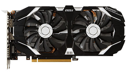 GeForce GTX 1060 3GB GDDR5 192bits Overclock Edition MSI GTX