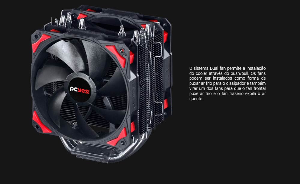 Cooler para Processador PCYes Zero K Z5- Intel / AMD ACZK5120