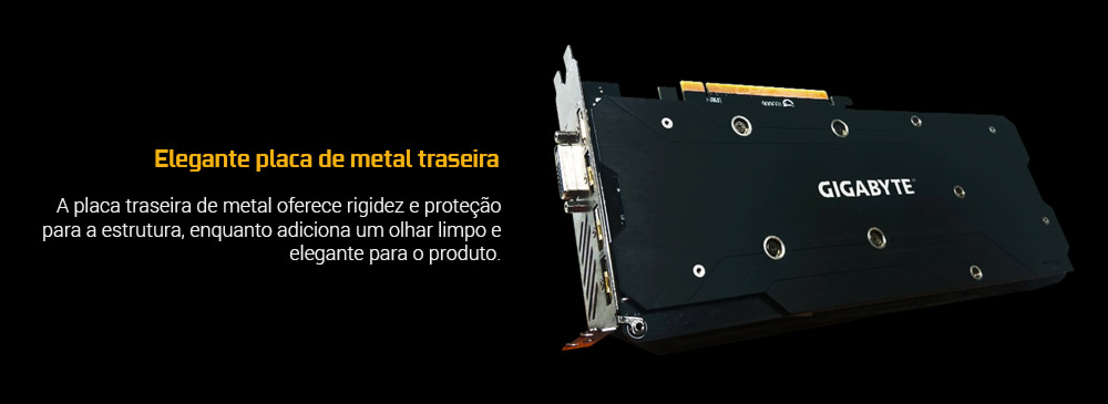 GeForce GTX 1060 6GB GDDR5 192bits G1 Gaming Gigabyte GV-N1060G1