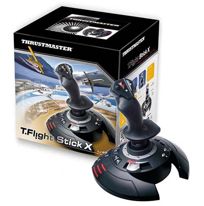 Joystick Thrustmaster T.Flight Stick X USB para PC e PS3 12 Botões
