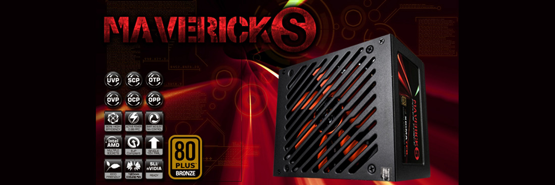 Fonte 400W Xigmatek Maverick S Eficiência 80% PFC Ativo Semi