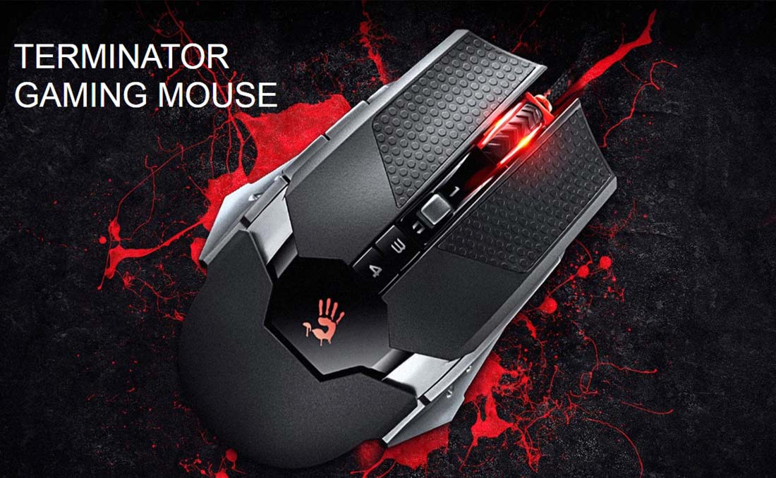 Mouse A4Tech Bloody Terminator T50 8200cpi 9 Botões Programáveis