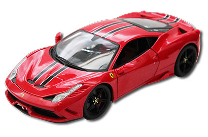 Ferrari 458 Italia ミニカー 1/18 赤 19710_1.jpg