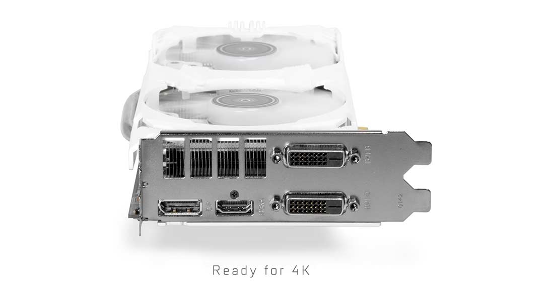 GeForce GTX 1060 3GB GDDR5 192bits - White - Galax 60NNH7DVM3NW