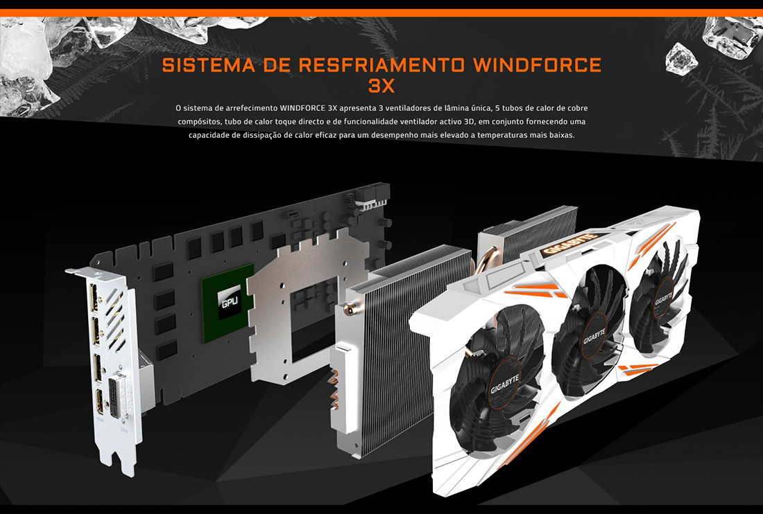 GeForce GTX 1080 Ti 11GB GDDR5X 352bits Overclock Edition Gigabyte