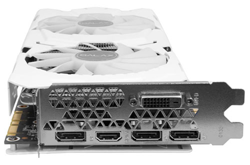 GeForce GTX 1080 8GB DDR5X 256bits EXOC Sniper White Edition Galax