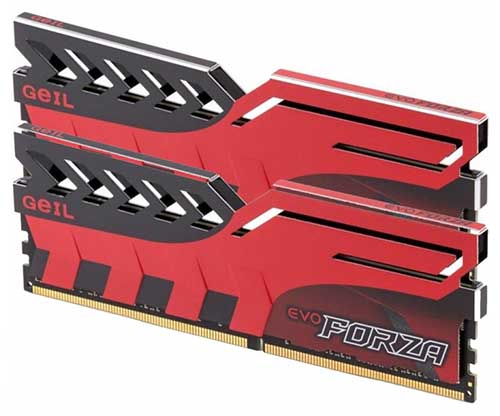 Memoria Kit 16GB DDR4 2400MHz 2 x 8GB Geil EVO Forza CL16 GFR416GB2400C16D Oficina dos Bits