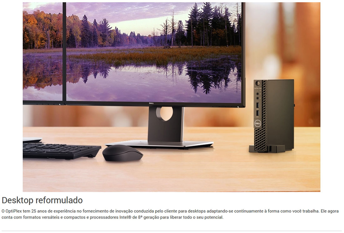 流行り の ブランド  Micro 3060 OptiPlex Dell Computador Intel HD 8GB, 8100T, i3 ミニPC