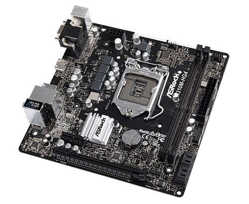 Placa Mãe ASRock H310M-HG4 (LGA 1151 DDR4 2666) Chipset Intel H310