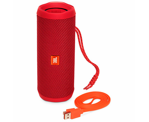 Caixa de Som Portátil JBL Flip 4 À Prova D`água Bluetooth 16W