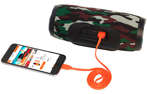 Caixa de Som Portátil JBL Charge 3 À Prova D`água Bluetooth 20W