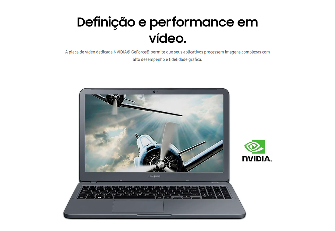 Notebook Samsung Expert VF3BR Tela 15.6