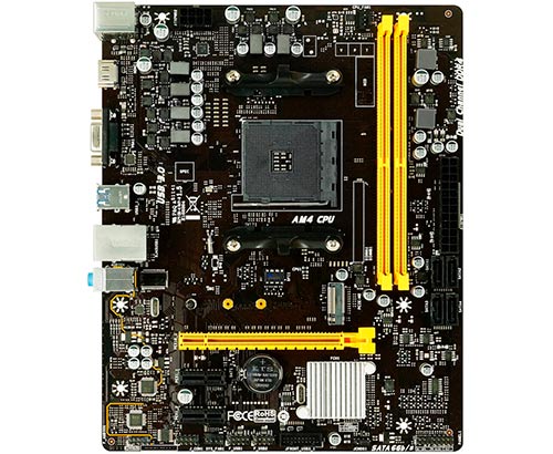 Placa Mãe Biostar B450MH (AM4 DDR4 3200 O.C) Chipset AMD B450 Slot