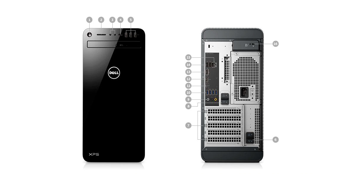Computador Dell XPS-8930 Intel i7 9700, 16GB, HD 1TB, GeForce GTX