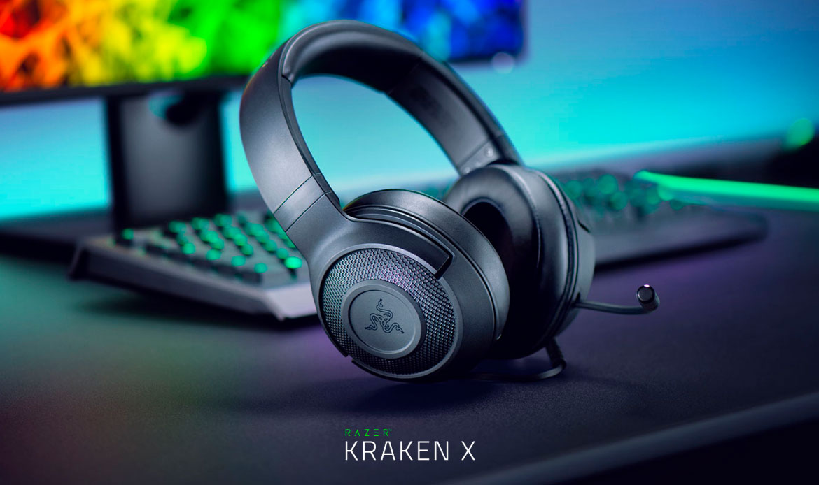Headset Gamer Razer Kraken X Lite Surround 7.1 com Microfone