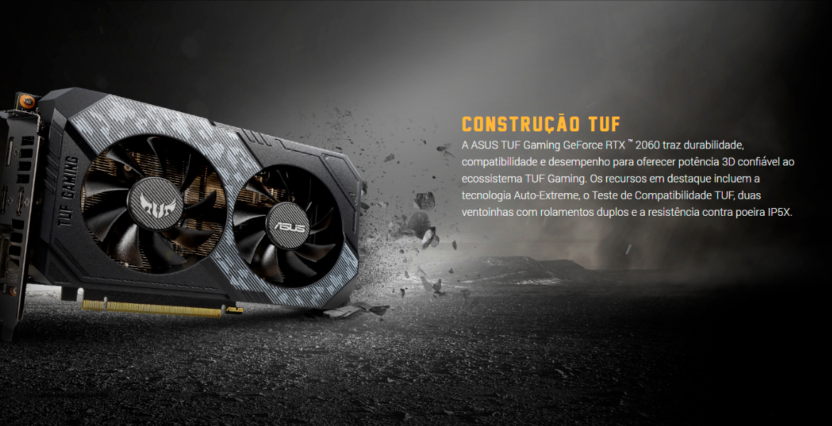 Graphics Card 2060 O 1660 Super Graphics Card Rtx 2060 6gb Asus - Main Image