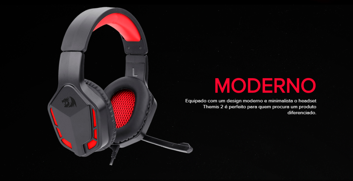 Headset Themis 2 - Redragon - Com Certeza