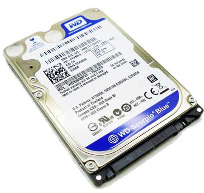 HD 320 GB para Notebook Western Digital 8MB Cache WD Scorpio Blue