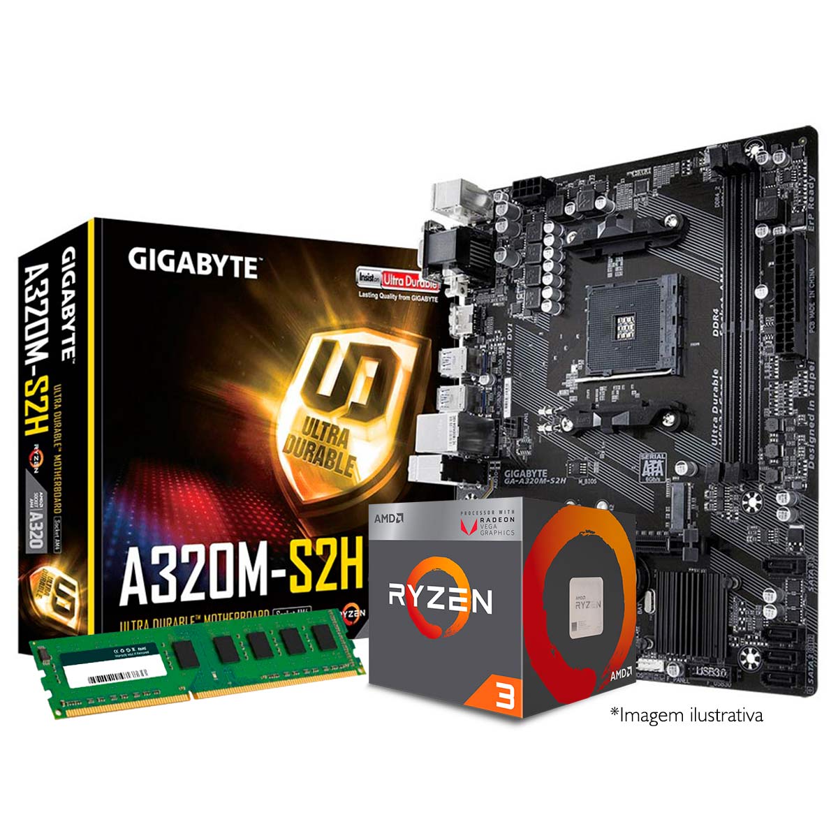 kit-amd-ryzen-3-2200g-gigabyte-ga-a320m-s2h-mem-ria-8gb-ddr4